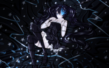 Картинка аниме black+rock+shooter black rock shooter vocaloid kuroi mato dhiea