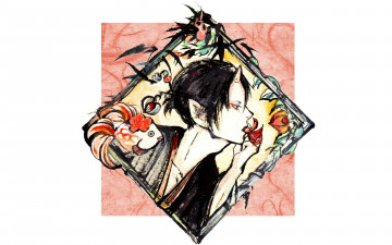 Картинка аниме hoozuki+no+reitetsu хозуки демон