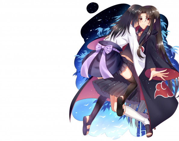 Обои картинки фото аниме, naruto, uchiha, sasuke, itachi, haneru