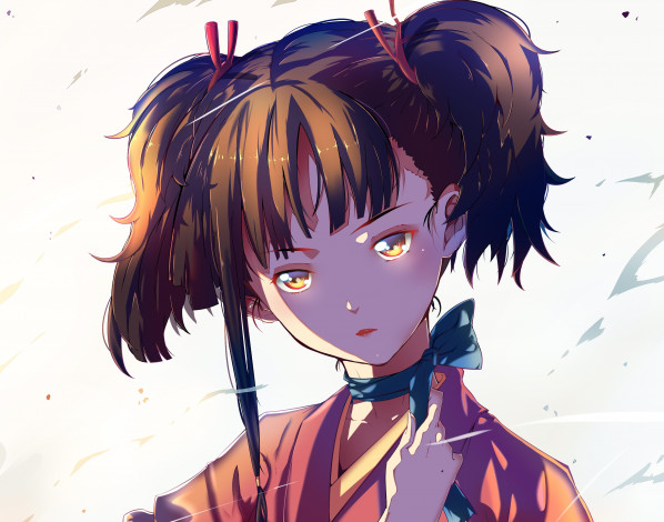 Обои картинки фото аниме, koutetsujou no kabaneri, девочка, koutetsujou, no, kabaneri