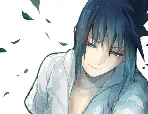 Обои картинки фото аниме, naruto, саске