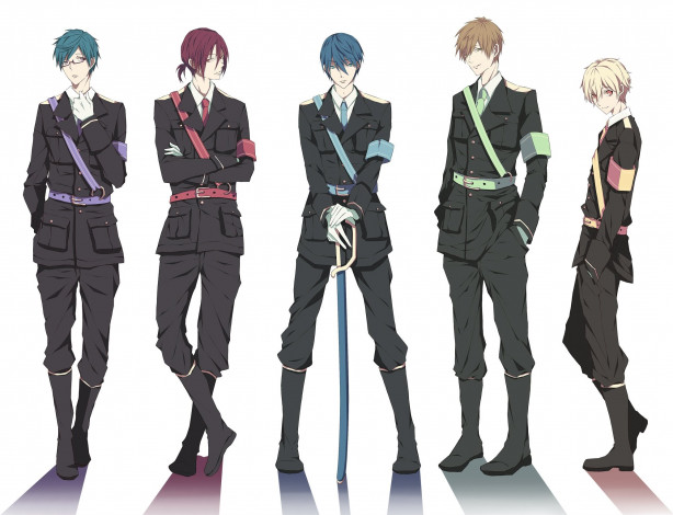 Обои картинки фото аниме, free, парни