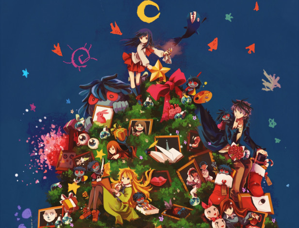 Обои картинки фото аниме, ib, новый, год, иб