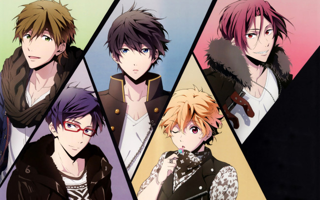 Обои картинки фото аниме, free, парни