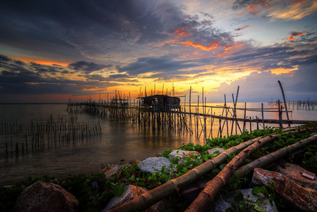 Обои картинки фото природа, восходы, закаты, рассвет