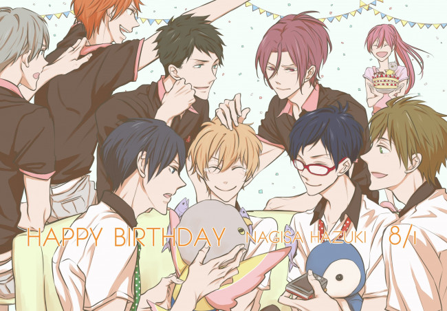 Обои картинки фото аниме, free, парни