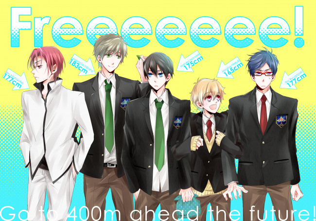 Обои картинки фото аниме, free, парни