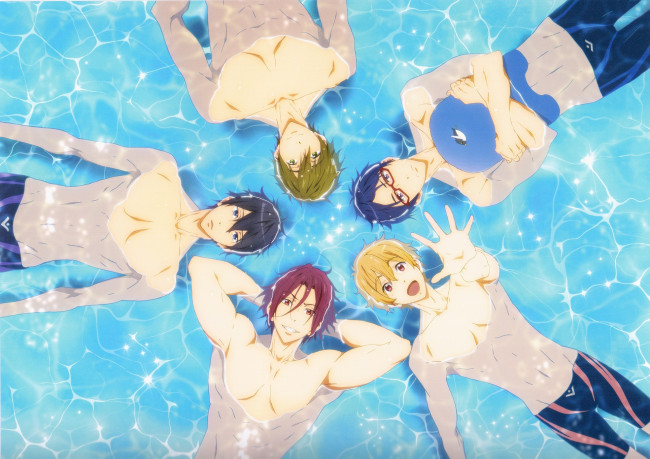 Обои картинки фото аниме, free, парни