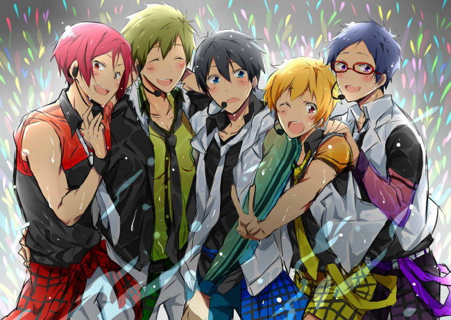 Обои картинки фото аниме, free, парни