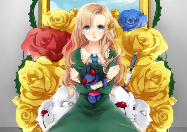 Обои картинки фото аниме, ib, иб, девочка