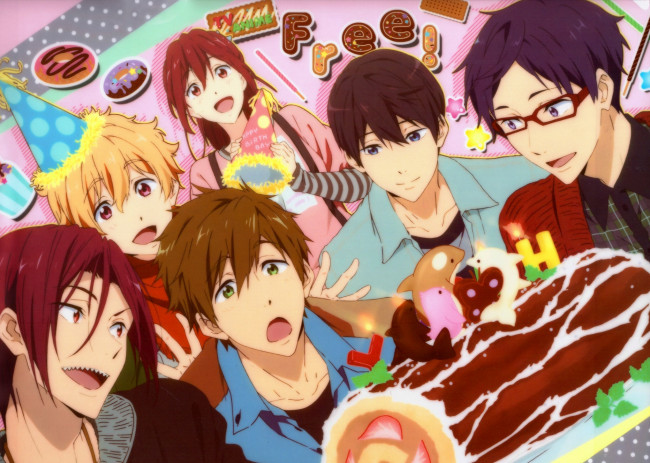 Обои картинки фото аниме, free, парни