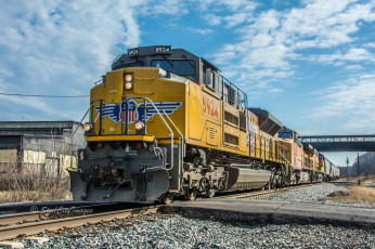 Картинка техника поезда локомотив состав