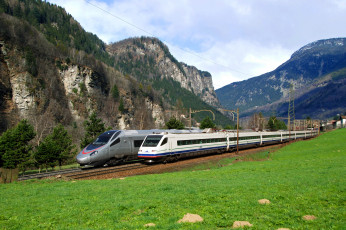 Картинка техника поезда состав локомотив