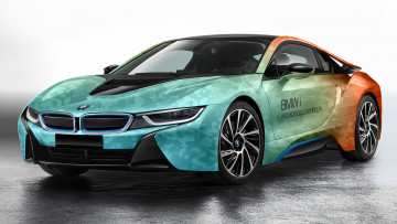 Картинка bmw+i8+coachella+2017 автомобили bmw 2017 coachella i8