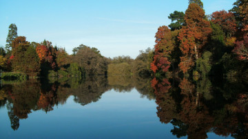 Картинка природа реки озера осень