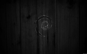 Картинка компьютеры debian логотип фон