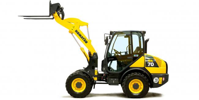 Обои картинки фото техника, фронтальные погрузчики, komatsu