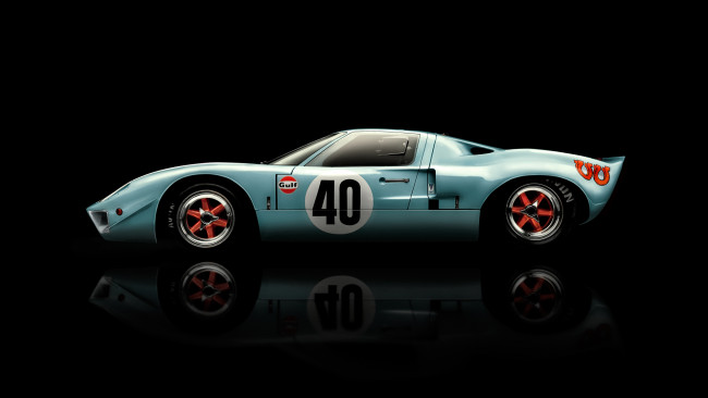 Обои картинки фото автомобили, ford, gt40