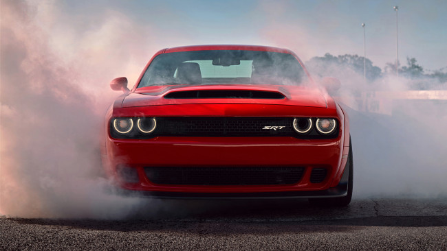 Обои картинки фото dodge challenger srt demon 2018, автомобили, dodge, 2018, challenger, demon, srt