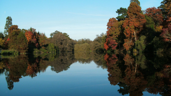 Обои картинки фото природа, реки, озера, осень