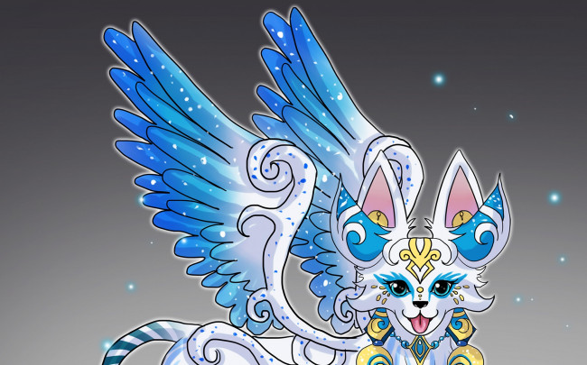 Обои картинки фото рисованное, животные,  сказочные,  мифические, зверёк