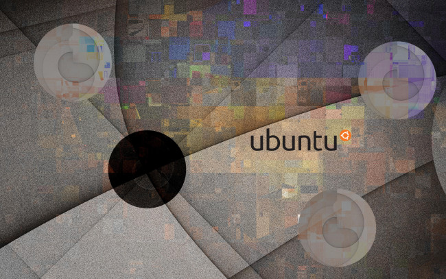 Обои картинки фото компьютеры, ubuntu linux, фон, логотип