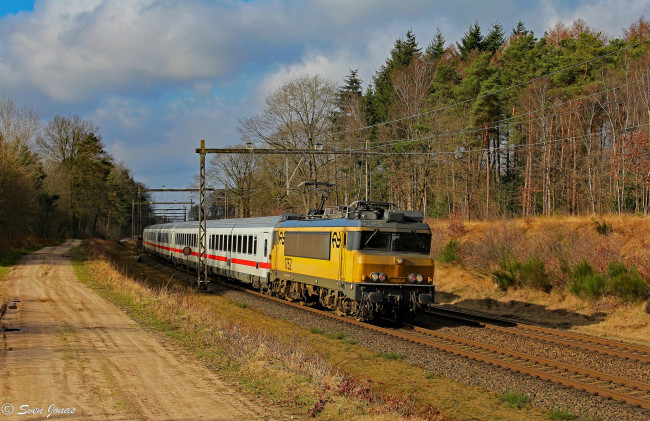 Обои картинки фото техника, поезда, локомотив, состав