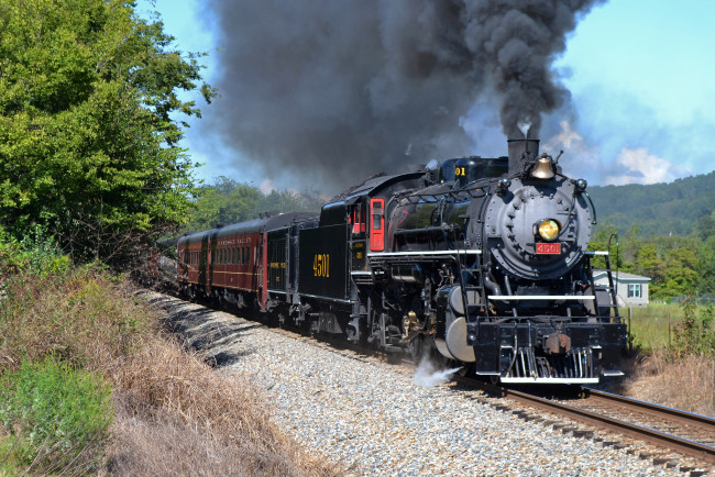 Обои картинки фото техника, паровозы, состав, локомотив