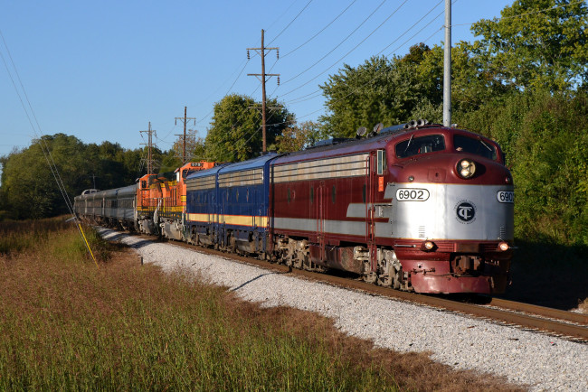 Обои картинки фото техника, поезда, локомотив, состав