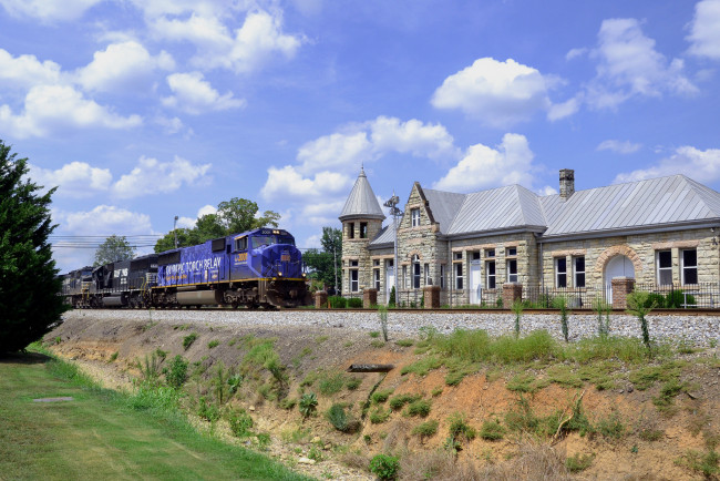 Обои картинки фото техника, поезда, состав, локомотив