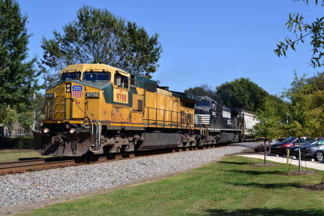 Обои картинки фото техника, поезда, состав, локомотив