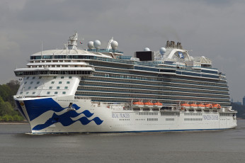 Картинка regal+princess корабли лайнеры круиз лайнер