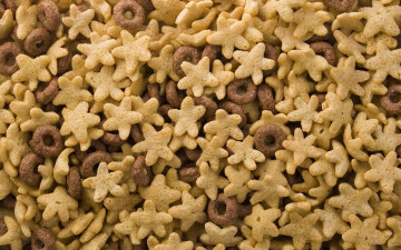 Картинка еда мюсли +хлопья колечки звездочки хлопья