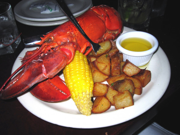 Обои картинки фото еда, рыба,  морепродукты,  суши,  роллы, лобстер