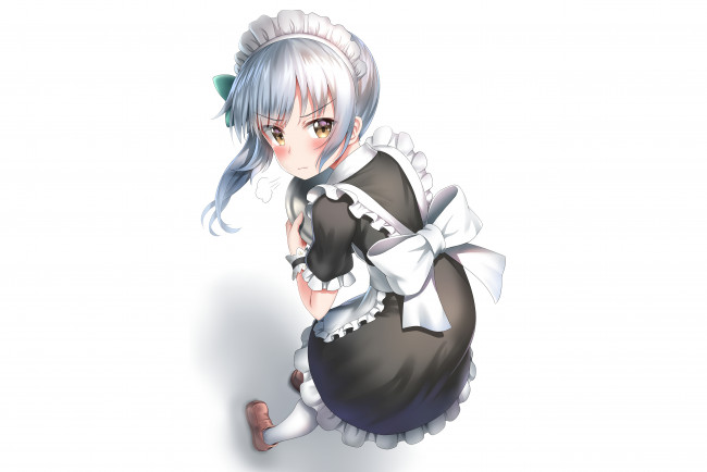 Обои картинки фото аниме, touhou, фон, девушка, взгляд