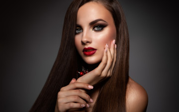 Картинка девушки -+лица +портреты девушка портрет макияж прическа girl woman hair фотомодель makeup korabkova