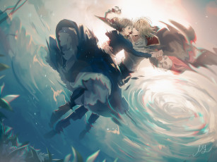 Картинка аниме howl`s+moving+castle ходячий замок