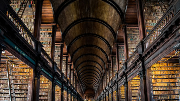 обоя trinity college, dublin,  irland, интерьер, кабинет,  библиотека,  офис, trinity, college, irland