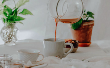 Картинка еда напитки +чай печенье чай чайник