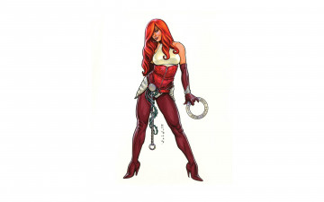 Картинка рисованное joseph+michael+linsner девушка оружие