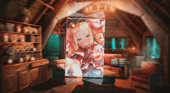 Обои картинки фото аниме, re,  zero kara hajimeru isekai seikatsu, жизнь, в, альтернативном, мире, с, нуля