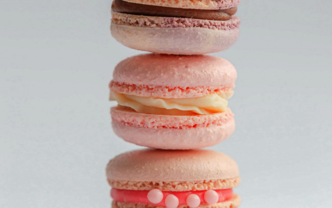 Обои картинки фото еда, макаруны, лакомство, печенье