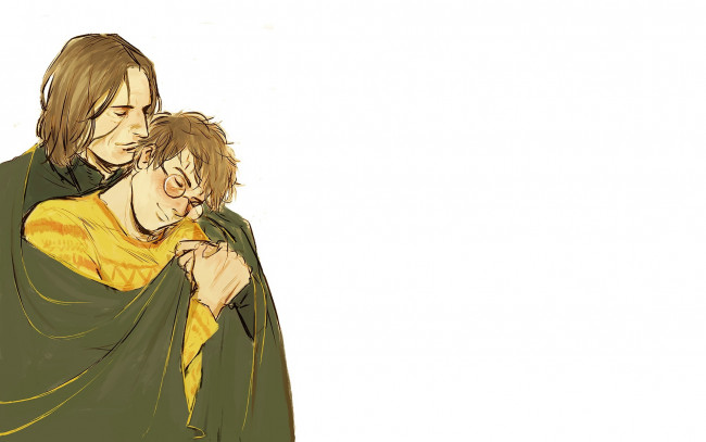 Обои картинки фото рисованное, кино,  мультфильмы, гарри, поттер, северус, снейп