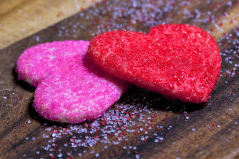 Картинка еда пирожные +кексы +печенье печенье сердечки сахар