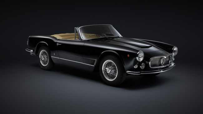 Обои картинки фото автомобили, maserati, 3500, gti, spyder, кабриолет, мазерати