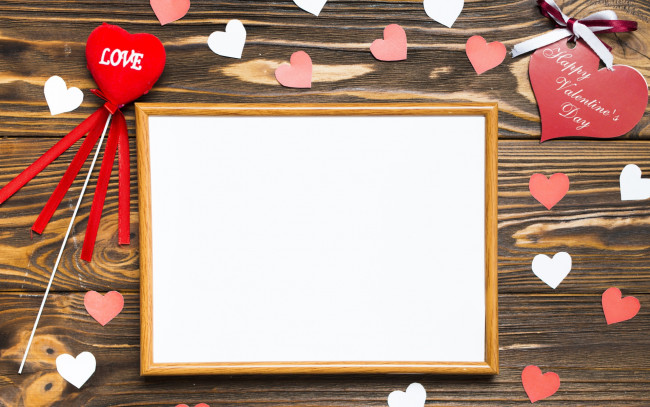Обои картинки фото праздничные, день святого валентина,  сердечки,  любовь, сердечки, дощечка