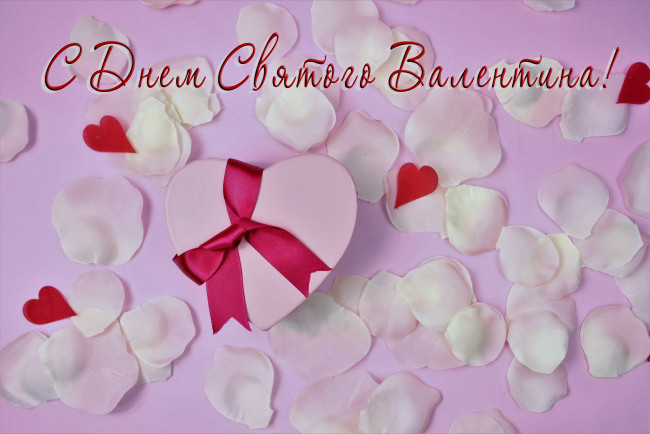 Обои картинки фото праздничные, день святого валентина,  сердечки,  любовь, коробка, сердечки, лепестки