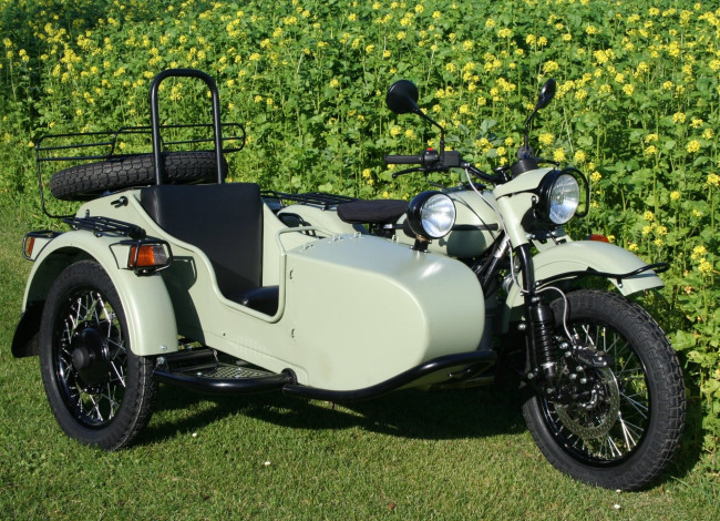 Обои картинки фото урал, мотоциклы, мотоциклы с коляской, мотоцикл, коляска