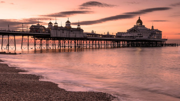 Картинка eastbourne+pier east+sussex england города -+здания +дома eastbourne pier east sussex