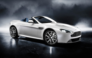 Картинка aston+martin+db9 автомобили aston+martin белый кабриолет